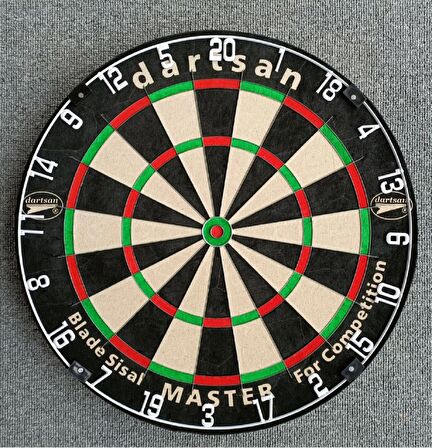 DARTSAN MASTER Profesyonel Dart Tahtası Dartboard