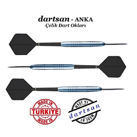 DARTSAN ANKA İLK TÜRK MALI ÇELİK DART OKU 20gr