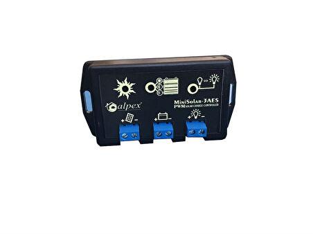 3 AMPER 12 VOLT SOLAR ŞARJ KONTROL CİHAZI