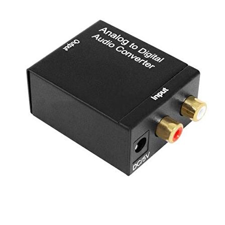 analog rca to dijital optik ses çevirici converter dönüştürücü