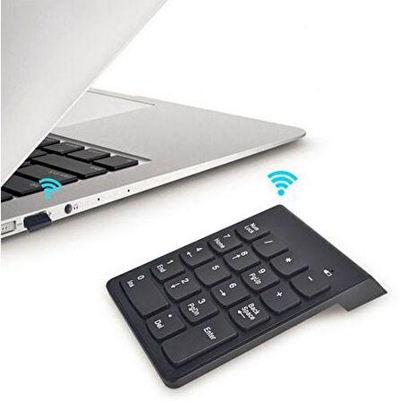 kablosuz mini numerik keypad 18 tuş kablosuz numara klavyesi