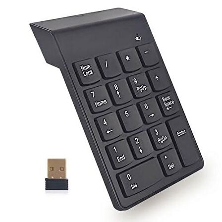 kablosuz mini numerik keypad 18 tuş kablosuz numara klavyesi