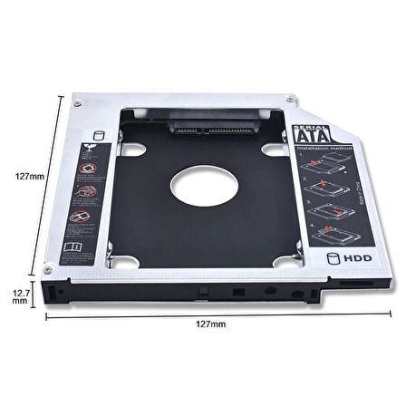 HDD Caddy 12.7mm 2.5" SATA 2nd HDD Caddy