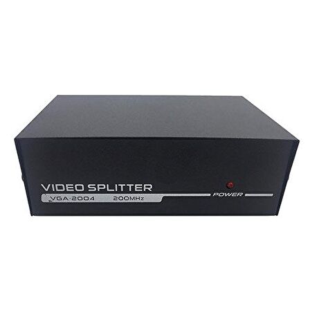 vga 4 port çoğaltıcı 1 kasa 4 monitör 200 mhz VGA splitter