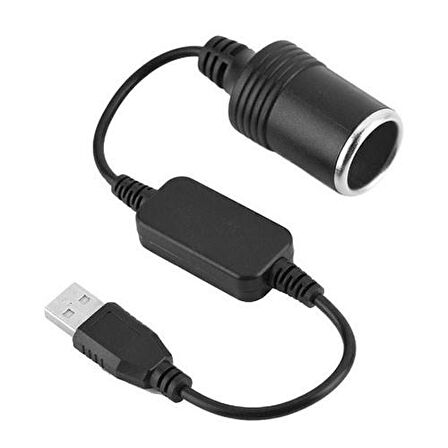 usb 2.0 5v 2A to 12v 800mA dişi oto çakmaklık çevirici