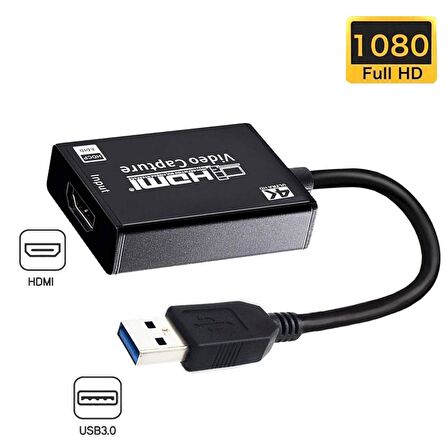 hdmı capture HDMI usb 3.0 Video Ses Yakalama Kartı, 4K 