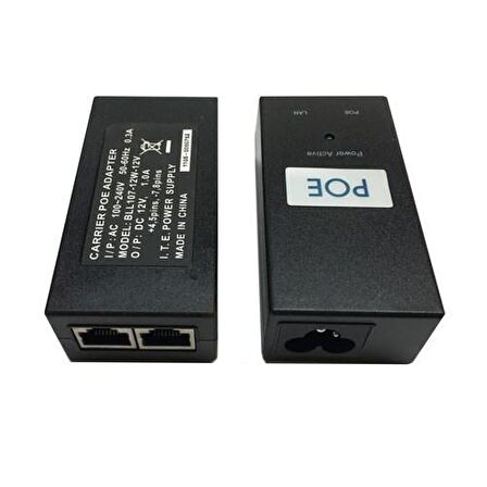 12V 1A POE switch/power adaptör