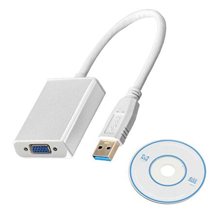 usb 3.0 to vga çevirici dönüştürücü kablo