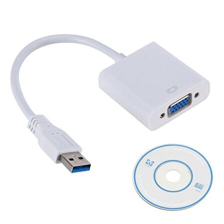 usb 3.0 to vga çevirici dönüştürücü kablo