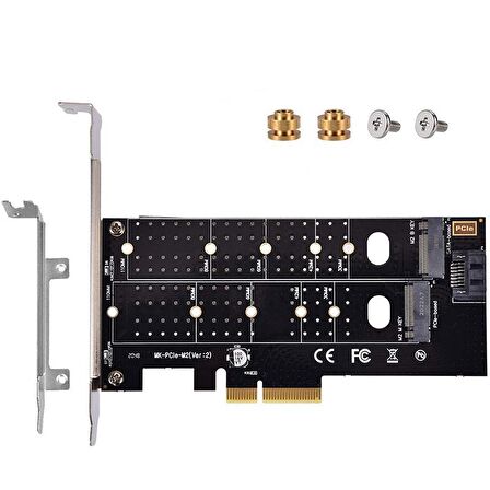 Pcı e 3.0 X4 to m2 ngff -nvme ssd kart adaptörü