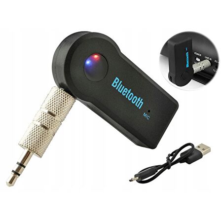 Aux bluetooth araç kiti  wireless aux Bluetooth kit