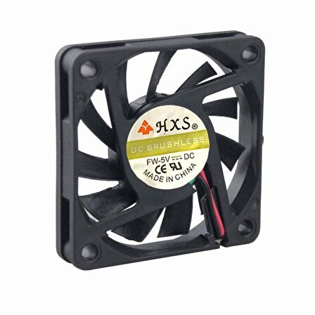 5v 7cm 2 pinli soğutucu fan 7x7x1,5 cm fan