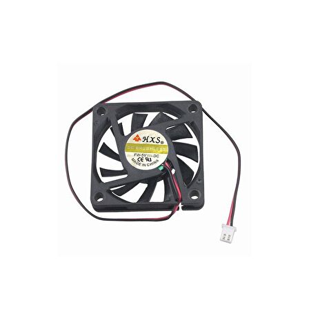 5v 6cm 2 pinli soğutucu fan 6x6x1,5 cm fan