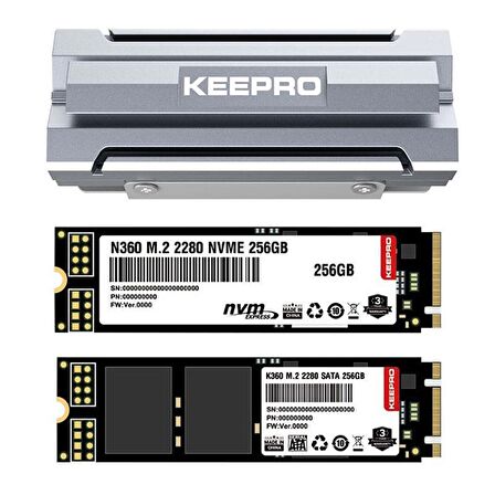 M.2 NVMe SSD pasif soğutucu 2280 ssd uyumlu Gri