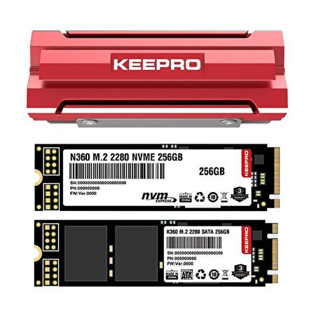 M.2 NVMe SSD pasif soğutucu 2280 ssd uyumlu krmz