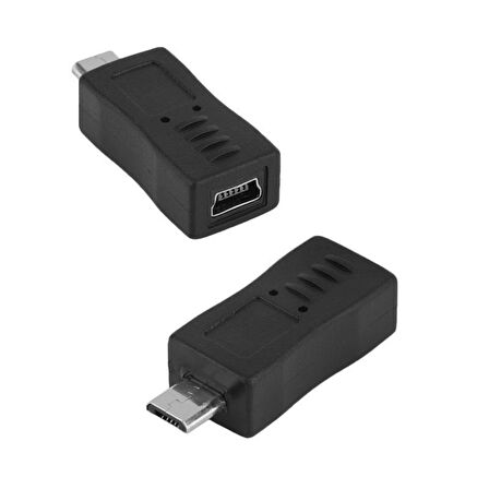 mikro usb erkek to 5 pin mini usb dişi çevirici aparat