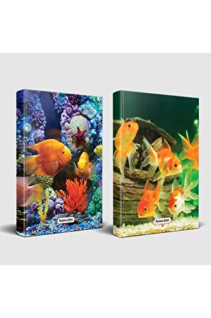 Sevimli Hayvanlar Defter Deniz Sakinleri Ve Balık Ailesi