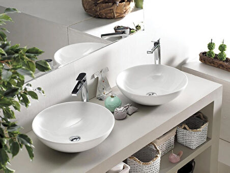 TURKUAZ  Zero Tezgahüstü Lavabo Ø46 cm 