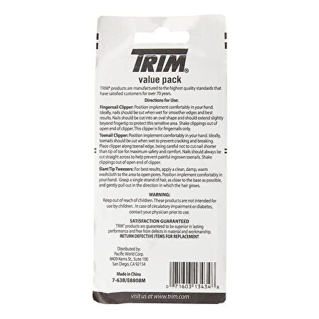 Trim TRI-3016B Lüx Easy Hold Tırnak Makası Seti