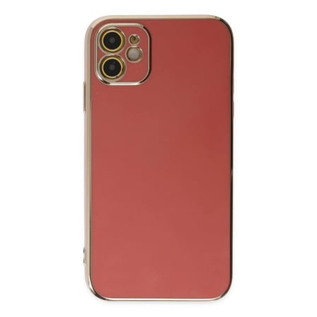 Apple iPhone 12 Kılıf Volet Silikon - Kırmızı