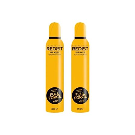 Redist Saç Köpüğü Full Force 300Ml X 2 Adet