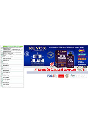 Bıotın & Collagen Ve At Kuyruğu Bitki Özü + E Vitamini Katkılı Özel Saç Bakım Şampuanı 400 Ml