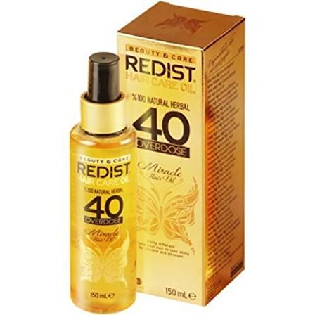 Redist Fön Suyu (Mavi Su) 400 Ml + Saç Bakım Yağı 40 Bitki