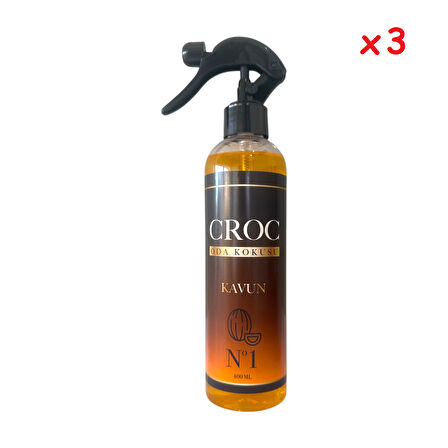 Croc Oda Kokusu No:1 Kavun 3 x 400ml Sprey Şişe