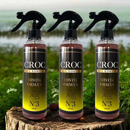 Croc Oda Kokusu No:3 Mistik Orman 3 x 400ml Sprey Şişe