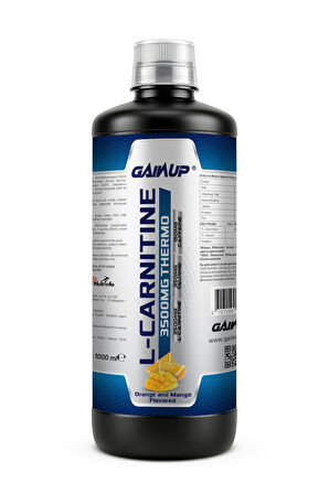 Gainup Thermo 3500mg L-Carnitine 1000ML Mango&Portakal Aromalı