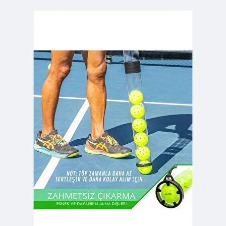 Tennis Ball Collection Tube Apparatus - Tenis Topu Toplama Tüpü - Aparatı