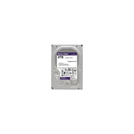 WD Purple WD84PURZ 3.5 İnç 8 TB 5640 RPM Sata 3.0 Harddisk 