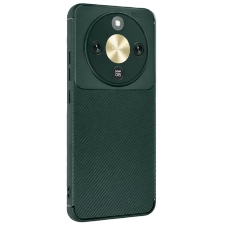 Huawei Honor Magic 8 Lite Auto Focus Karbon Kapak - Koyu Yeşil