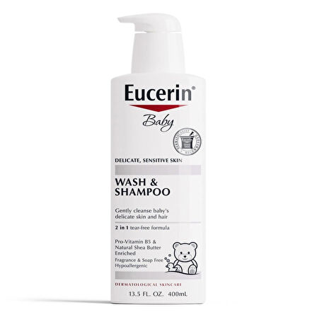 Eucerin Baby Kokusuz Bebek Şampuanı 400 ml