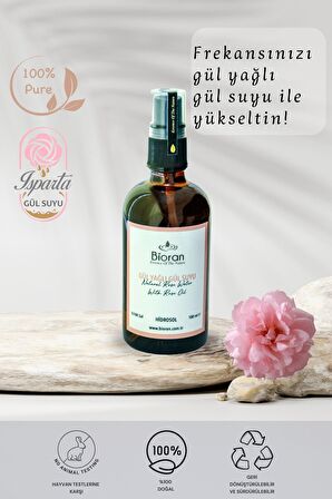 Gül Yağlı Gül Suyu Aydınlatıcı ve Gözenek Sıkılaştırıcı Sprey Tonik 100 ml