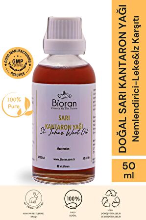 Sarı Kantaron Yağı %100 Saf Bitkisel Yağ 50 ml. (St John's Wort Oil)