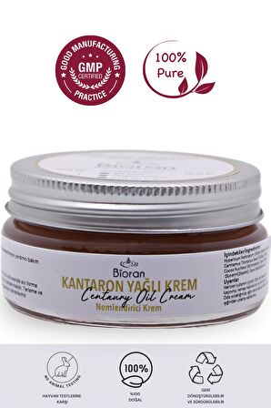 Kantaron Yağlı Yoğun Bakım Kremi 40 ml. %100 Doğal