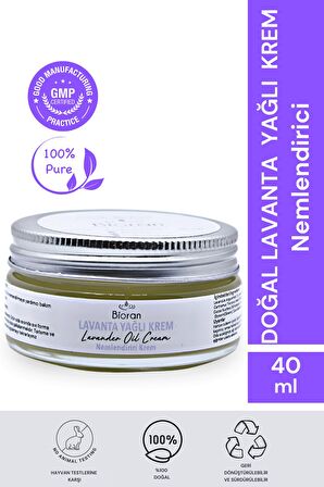 Lavanta Yağlı Yoğun Bakım Kremi 40 ml.%100 Doğal