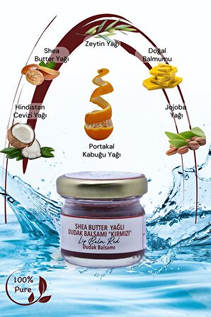 Dudak Bakım Kremi - Lip Balm (Portakal Kabuğu & Shea Butter Yağlı) 29 ml.