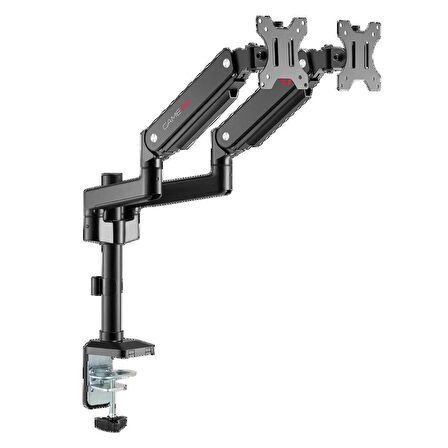 GAMEON GO-2045 Gazlı Yay Çift Monitör Kolu 17" – 32”