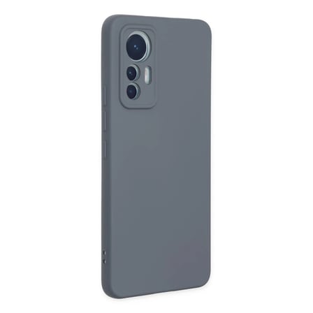 Xiaomi Mi 12 Lite Kılıf Nano içi Kadife Silikon - Gri