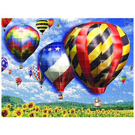 Mega Puzzles 200 Parça 3D Breakthrough Puzzle Balonlar 50669