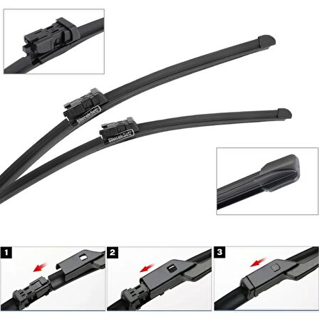 Volkswagen CC Muz Silecek Takımı (2008-2011) RBW