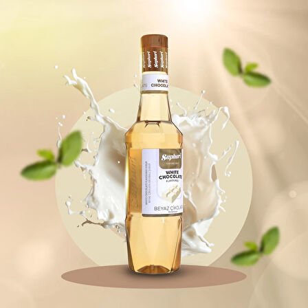 Saphori Beyaz Çikolata Aromalı Kokteyl Şurubu Beyaz Çikolata Şurubu, Kahve Şurubu 700 ML