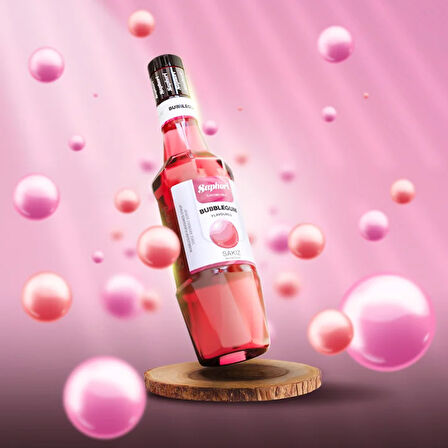Saphori Bubble Gum Aromalı Kokteyl Şurubu Gum Aromalı Şurub 700 ML
