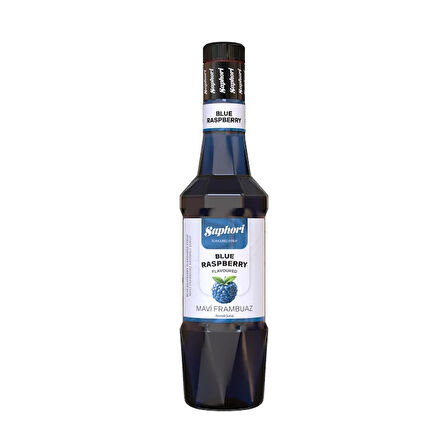Saphori Mavi Frambuaz Aromalı Kokteyl Şurubu Mavi Frambuaz Şurubu 700 ML