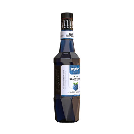 Saphori Mavi Frambuaz Aromalı Kokteyl Şurubu Mavi Frambuaz Şurubu 700 ML