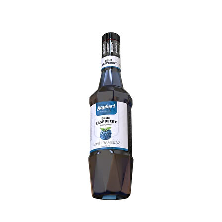 Saphori Mavi Frambuaz Aromalı Kokteyl Şurubu Mavi Frambuaz Şurubu 700 ML