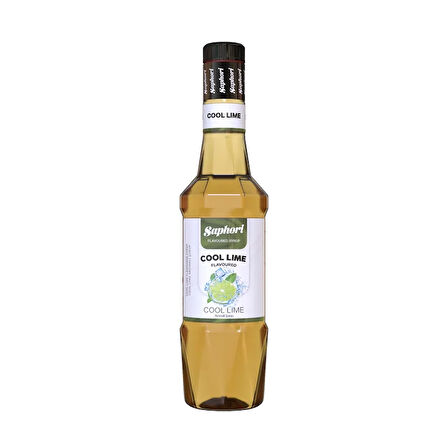 Saphori Cool Lime Aromalı Kokteyl Şurubu Cool Lime Şurubu 700 ML