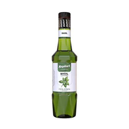 Saphori Fesleğen Aromalı Kokteyl Şurubu Fesleğen Şurubu 700 ML